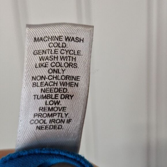 CATO Est 1946 Womens 26/28W Mesh Shoulder Pullover Top Blue‎ Cap Sleeve Stretch - Picture 8 of 8